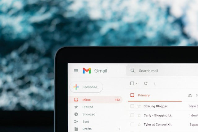 Gmail на ноутбуке