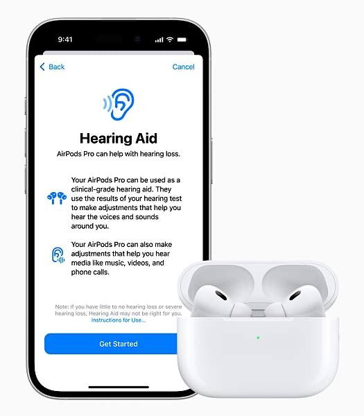 Слуховой аппарат Apple Airpods 2