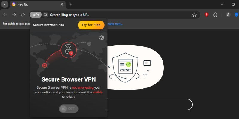 Браузеры со встроенным VPN Avast Secure Tenta