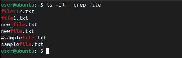 Поиск определенного текста вывода с помощью команды Grep.