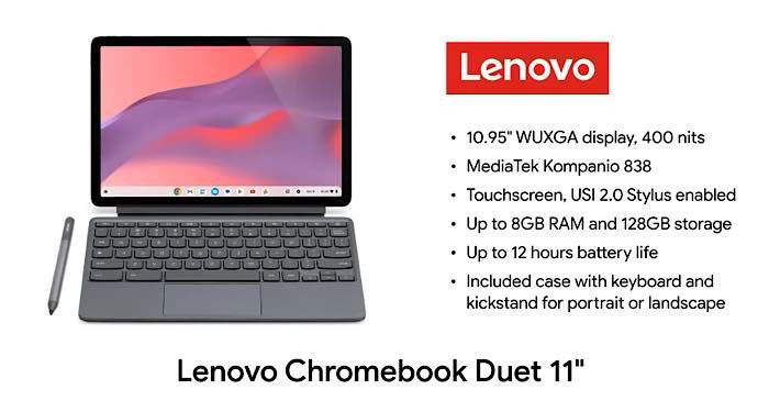 Lenovo Chromebook Дуэт