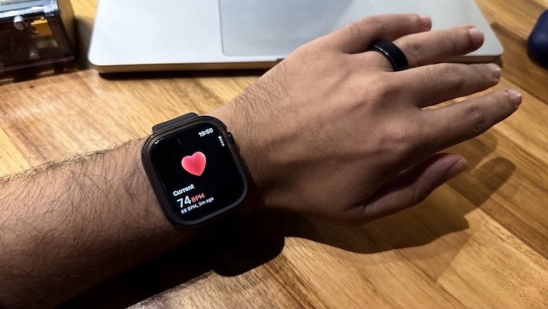 Измерение сердечного ритма на Apple Watch