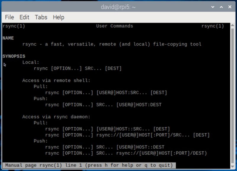 Мужчина Rsync Малиновый